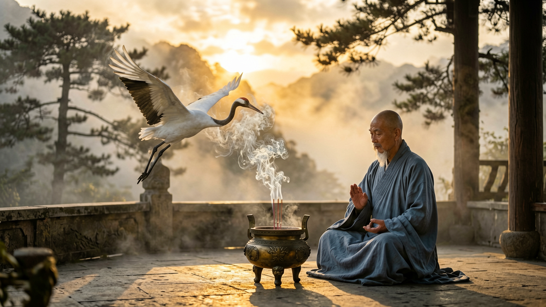 Jiangzhenxiang Taoist crane incense
