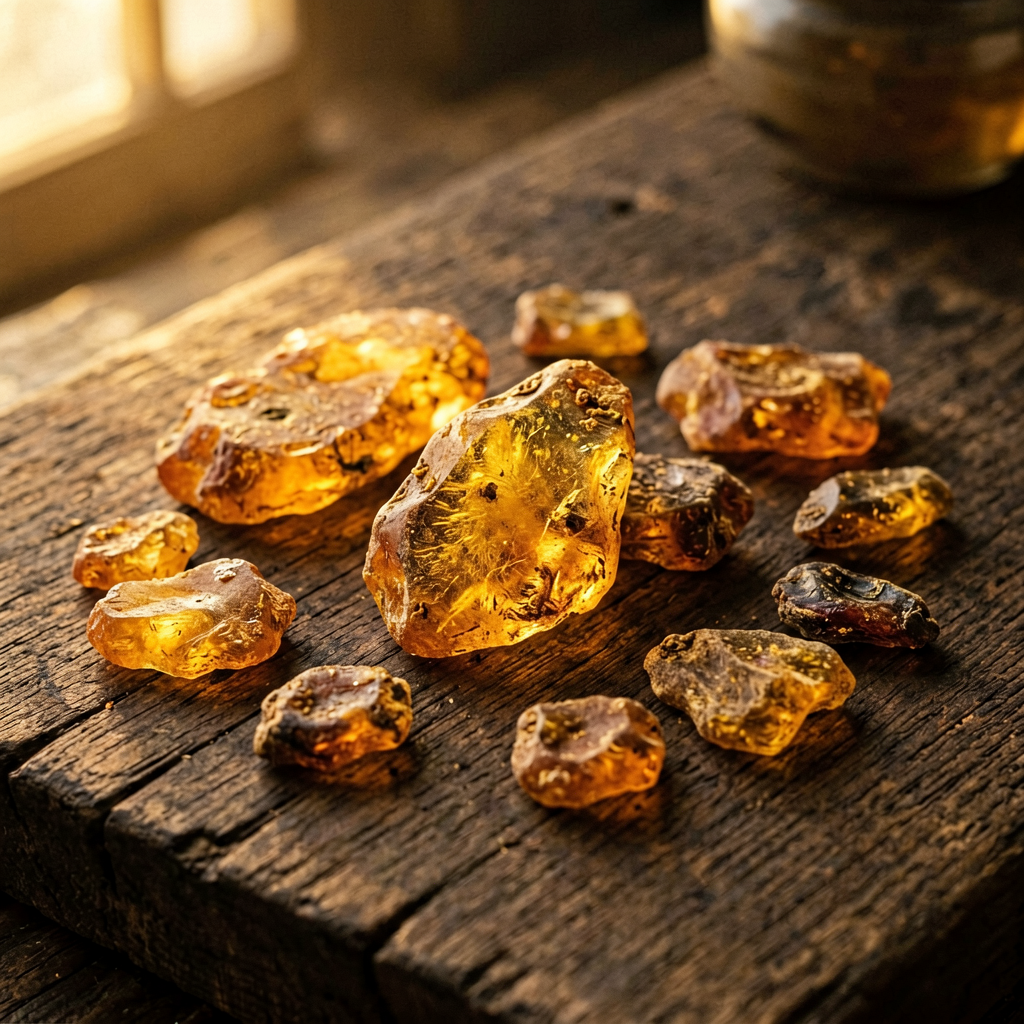 Frankincense myrrh resin